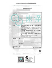 将图片加载到图库查看器,速译 日本文件NAATI认证翻译服务