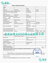 将图片加载到图库查看器，加拿大安省 ATIO 驾龄证明翻译-可用于跳考G牌
